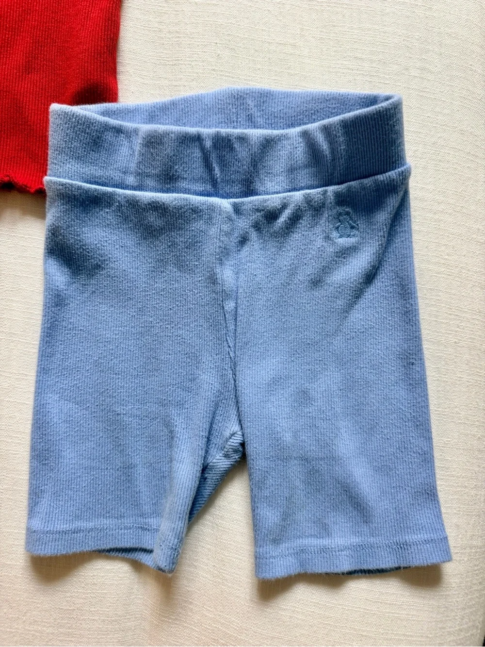 GAP Basics Ribbed cotton bundle 3T shorts top and leggings